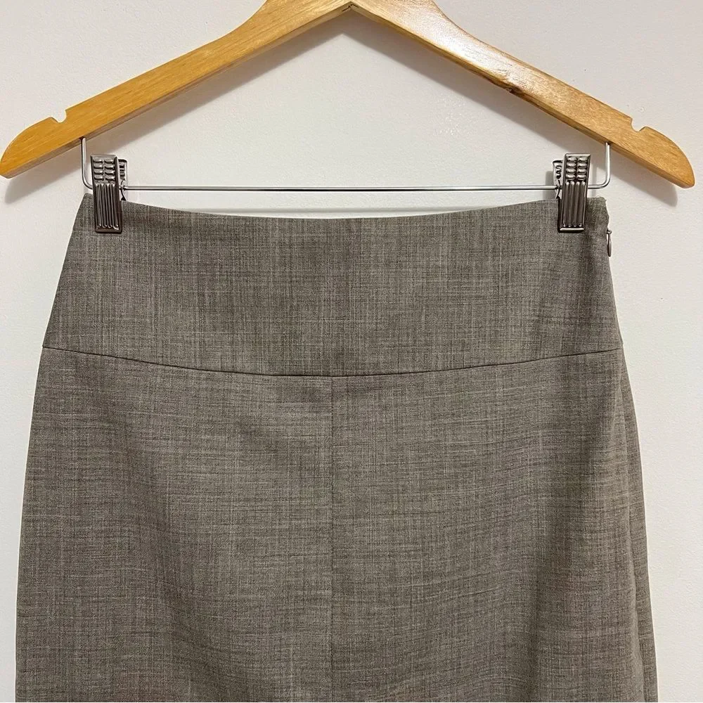 Banana Republic Brown Wool Pencil Skirt Size 4